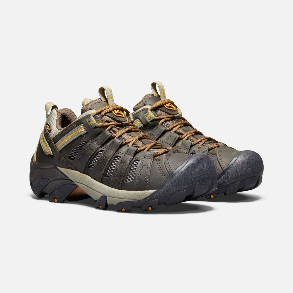 Keen Wandelschoenen Heren Olijfgroen/Zwart - Voyageur - 37615-JNYD